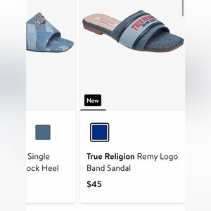 Remy logo-band sandal from True Religion.